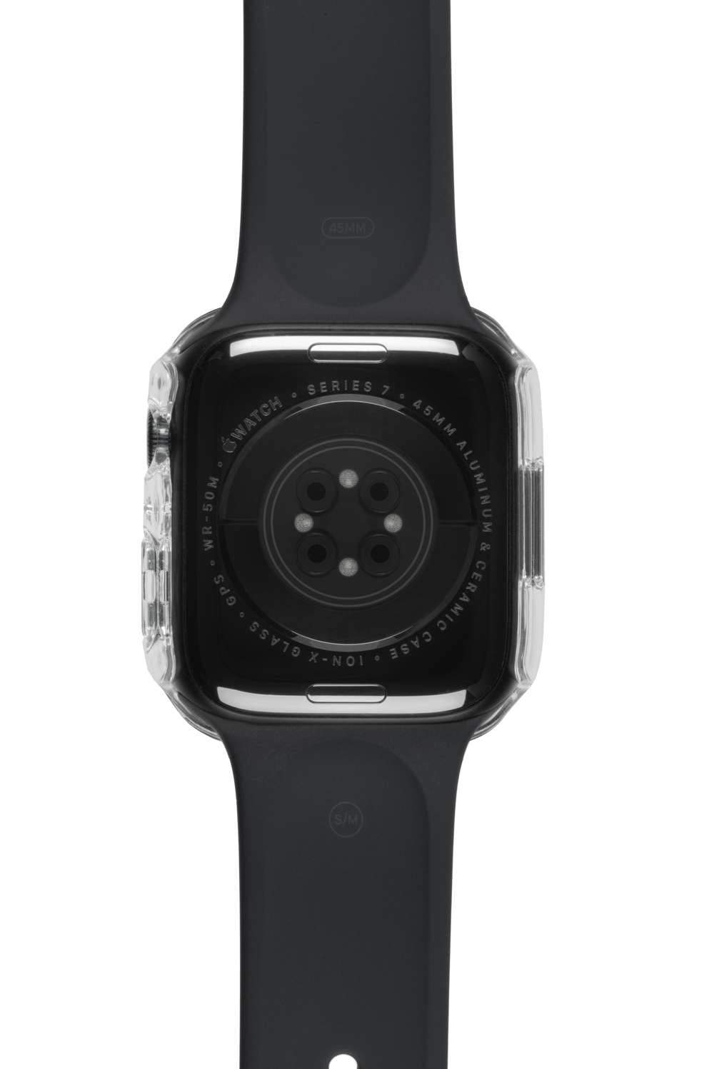 Full body case + Screen protector - Apple Watch Serie 7 - Transparent