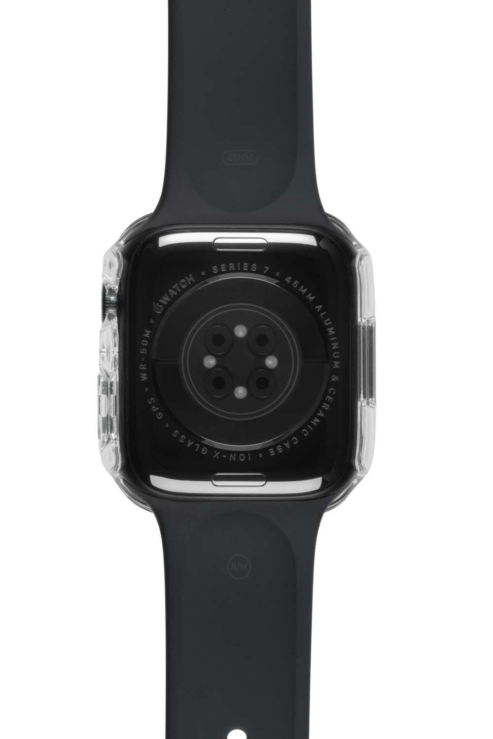 Full body case + Screen protector - Apple Watch Serie 7 - Transparent